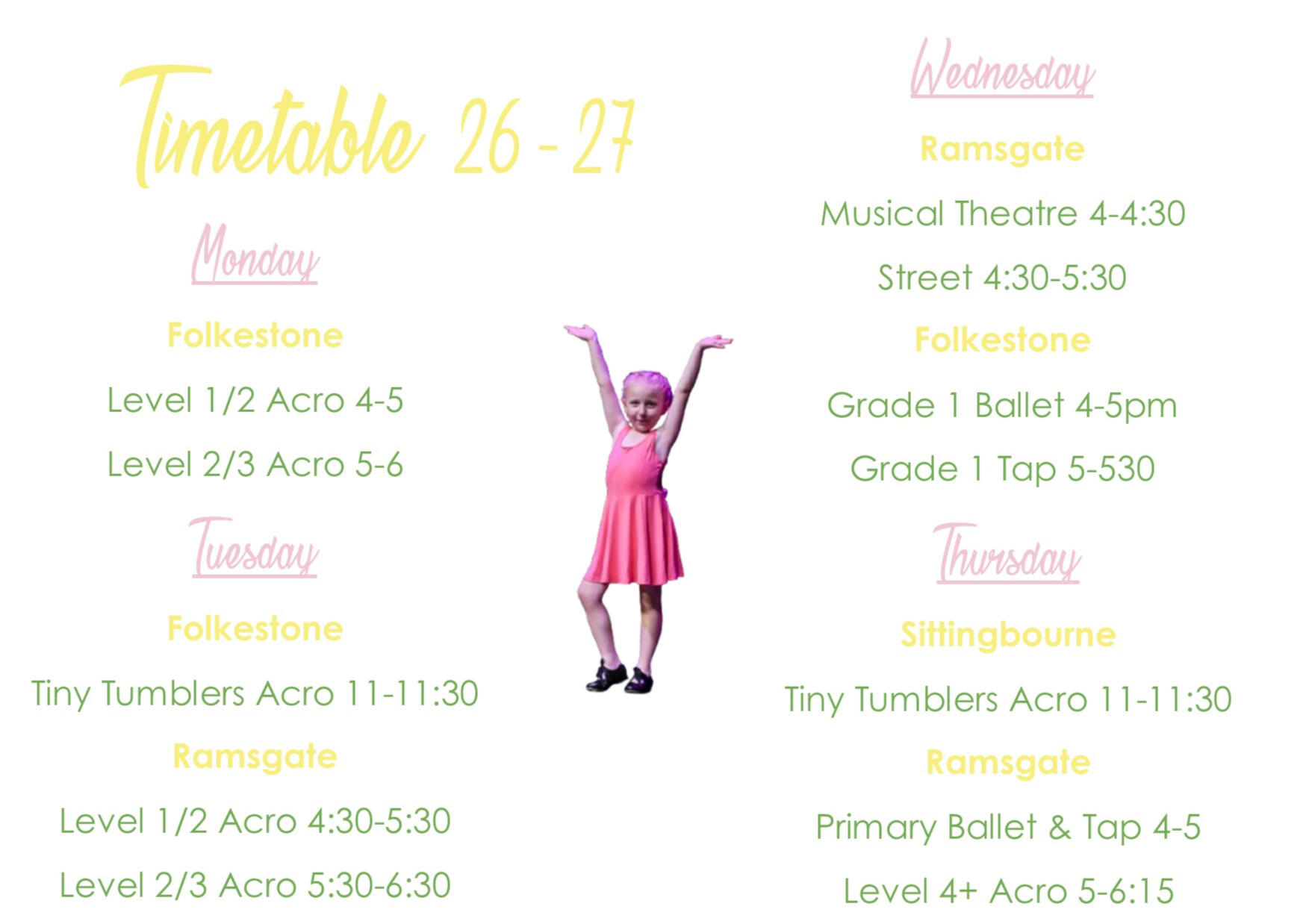 Full Timetable